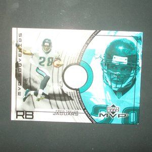 Fred Taylor 2002 NFL Upper Deck MVP Souvenirs Jacksonville Jaguars Relic Card TD